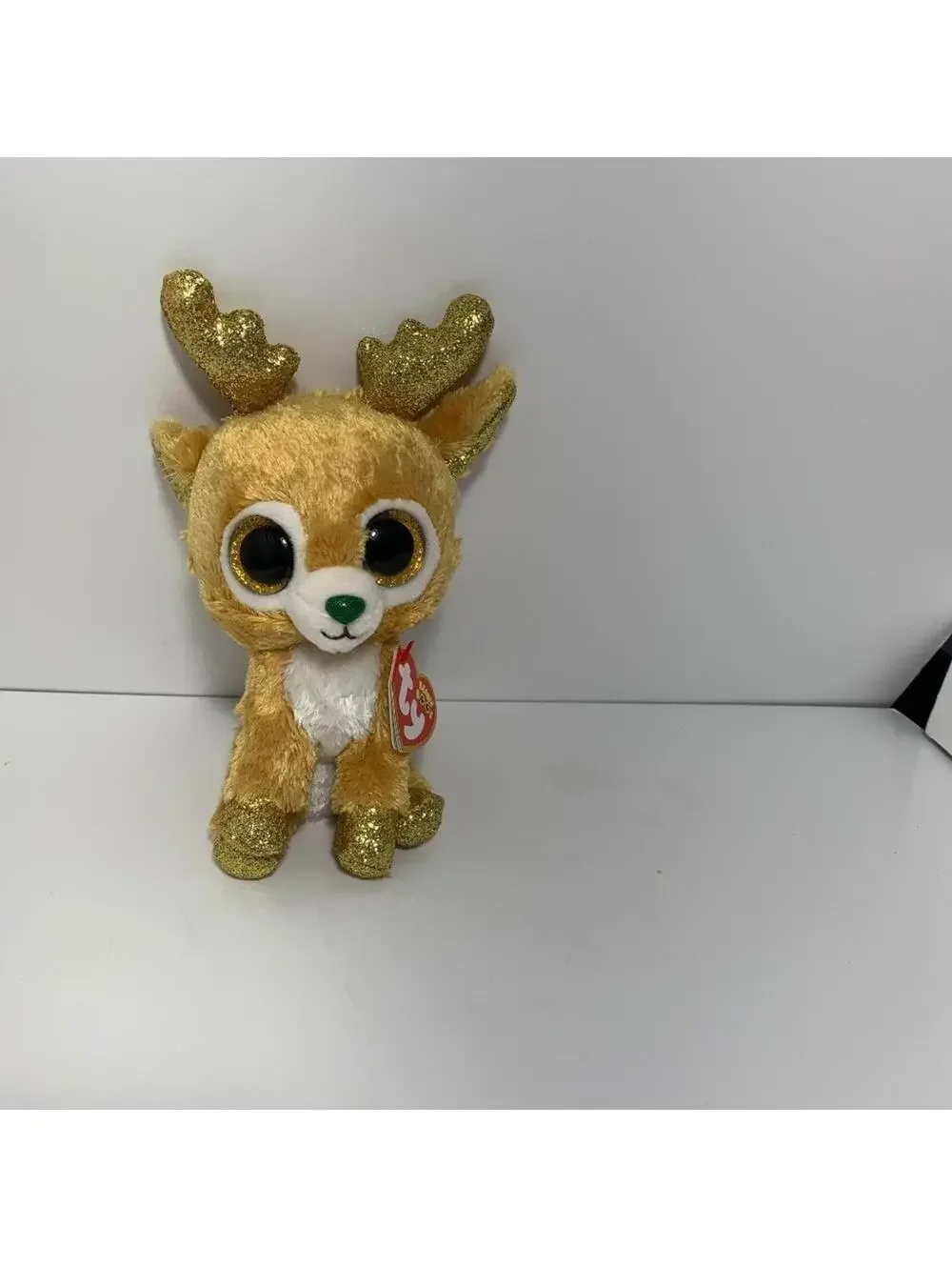 Ty Beanie Boos Glitzy Reindeer Plush 7
